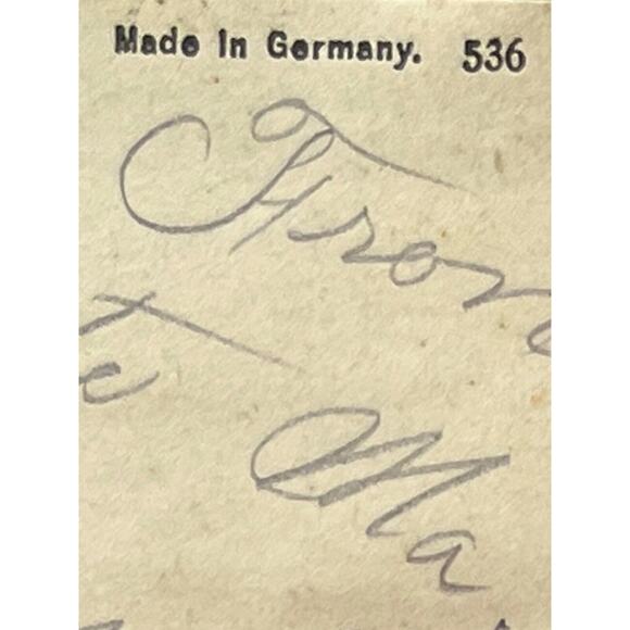 Antique Birthday Postcard Early 1900s Ephemera 3D Anchor Nautical Dove Violets - Picture 7 of 7